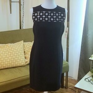 NWT: Evan Picone Navy Blue Dress